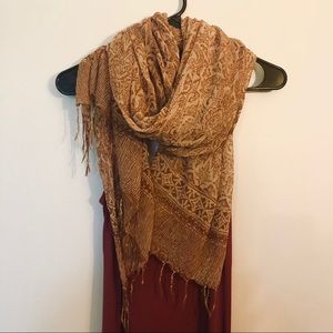 Beautiful light Indonesian scarf